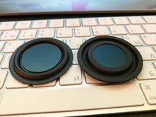 2 uds. Altavoz Subwoofer de radiador pasivo de 30/40/45/50/52/62mm Membrana de vibración graves de goma