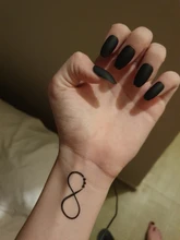 Star Tattoo Sticker Lips Small Sexy Waterproof Cute Body Black Cartoon Women Love Leaf