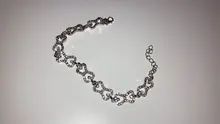 Pulsera brillante con lazo de cristal de diamantes de imitación, joyería de moda, gran oferta, venta al por mayor