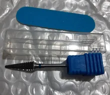 Clavo fácil, nuevo Brocas de carburo de tungsteno para uñas, fresas eléctricas para manicura, accesorios para limas de uñas