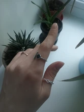 ¡Venta al por mayor! Anillos Foxanry de Plata de Ley 925 con cara sonriente para mujer, cadena creativa y sencilla, regalos geométricos para fiestas