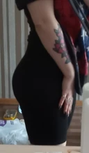 Pantalones cortos finos de cintura alta para mujer, Shorts de motorista informales, ajustados hasta la rodilla, color negro, ropa de calle