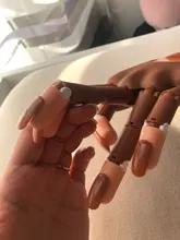 Mano de práctica profesional para manicura artística, puntas de uñas ajustables de plástico, herramienta de manicura DIY Flexible y suave, 100 Uds.