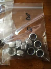 Tuerca de bloqueo automático DIN985 M2 M2.5 M3 M4 M5 M6 M8 M10 M12, tuerca hexagonal de nailon, antideslizante, de acero inoxidable, 50/30/10 Uds.