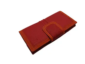 Wallet for women in leather, two separate departments wallet, wallet and card holder, 19x10 cm. (Red-orange)
Wallet for women in leather, two separate departments wallet, wallet and card holder, 19x10 cm. (Red-orange)