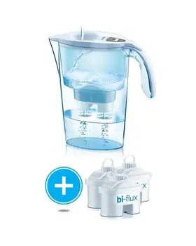 LAICA STREAM LINE COLOR EDITION filter jug PACK White + 3 filters BI-FLUX-capacity 2.3L-removable filter with INDICATES
LAICA STREAM LINE COLOR EDITION filter jug PACK White + 3 filters BI-FLUX-capacity 2.3L-removable filter with INDICATES