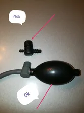 Esfigmomanómetro médico, Bola de presión arterial, accesorio de Tractor Cervical, válvula de bomba de globo de inflado de aire de látex