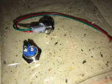 Luz indicadora de advertencia LED de Metal, resistente al agua IP67, lámpara de señal, cable piloto de 3V, 5V, 12V, 24V, 110V, 220V, 6/8/10/12/16/19/22mm, 1 Uds.