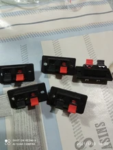 2019 caliente 5 uds 2 conector de posiciones Terminal Push en Jack primavera carga de Audio terminales de altavoz