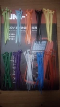 100 unids/lote 2,5*100mm 12mm Color antideslizante de plástico de alambre de tirantes 100mm Nylon Durable Cable certificado UL