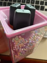 Estuche de lápices creativo de gran capacidad para escritorio, soporte para bolígrafos transparente, decoración, almacenamiento