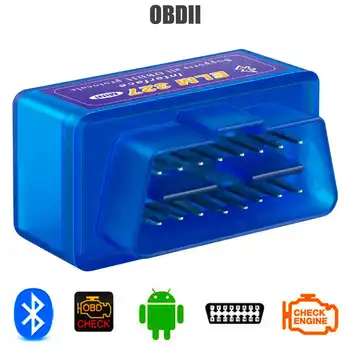ELM327 Bluetooth V2.1 Wireless OBD2 Car Diagnostic Code Reader Scan Tool OBDII Engine Fault Reset Adapter Android Blue
ELM327 Bluetooth V2.1 Wireless OBD2 Car Diagnostic Code Reader Scan Tool OBDII Engine Fault Reset Adapter Android Blue