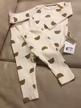 Body de manga larga para bebés recién nacidos, ropa con impresión de caricatura de oso, conjunto de ropa informal, trajes de 2 piezas, primavera y otoño