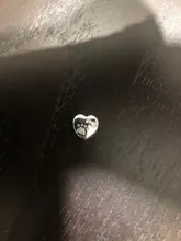 Charm de Plata de Ley 925 con foto personalizada, amuleto de perro bonito, Animal, apto para pulseras Pandora, collares, fabricación de joyería