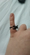 Anillo ajustable para gato, anillos de animales, joyería para hombre y mujer