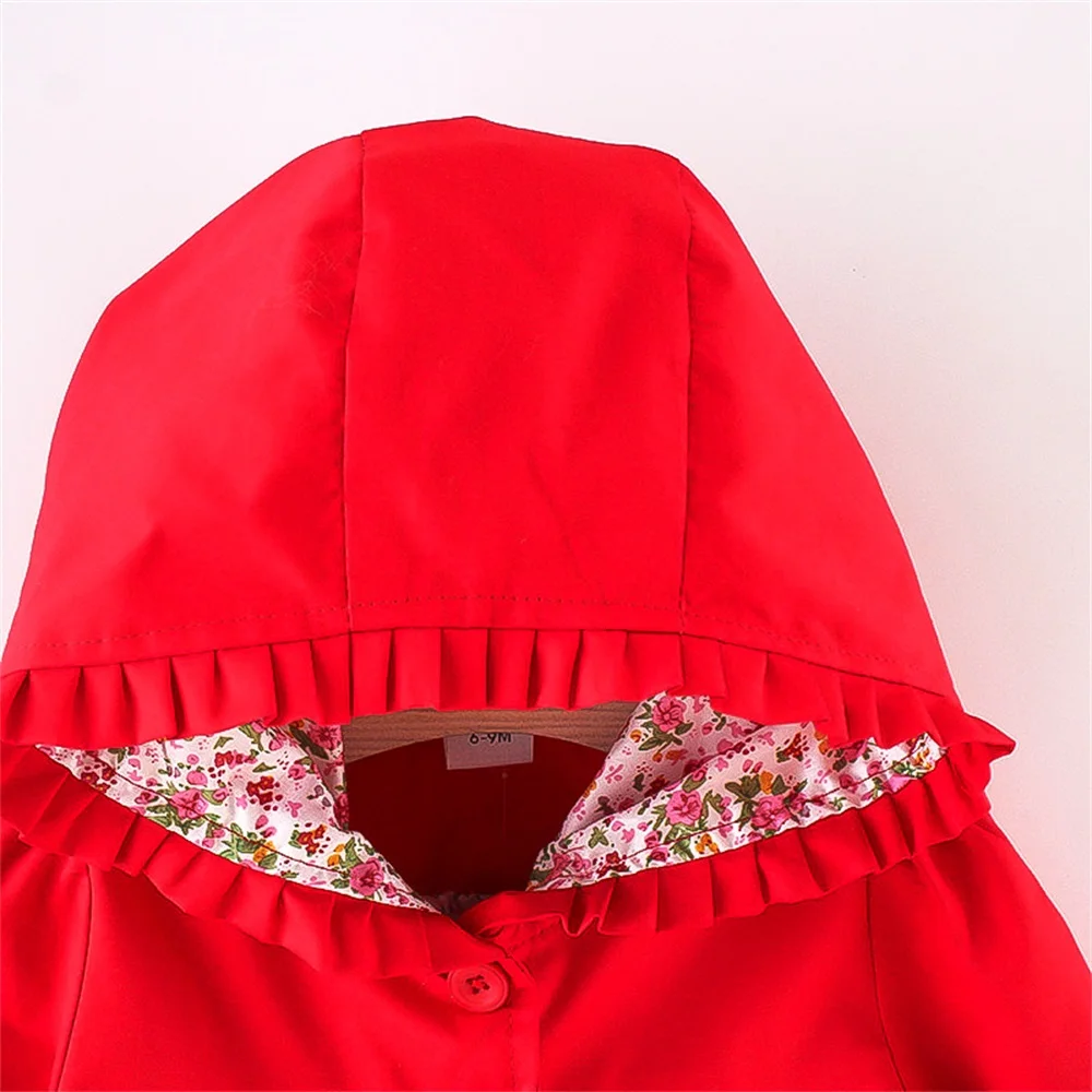 Casaco com capuz estampa floral para bebê Casaco com capuz estampa floral para bebê