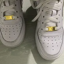 2 unids/par AF1 agujetas con hebilla cordones hebilla de Metal cordones accesorios de Metal de bloqueo DIY Kits para zapatillas encaje Metal hebilla