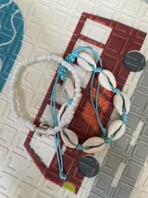 KINFOLK pulsera tobillo mujer tobillera conchas Bohemia para mujer tobillera Bohemia con correa para la playa joyería de verano para la playa pulsera descalza para el tobillo en la pierna