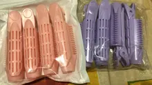 Rodillos de plástico para el pelo, rizador de pelo Natural y esponjoso, ondulador, 4 Uds.