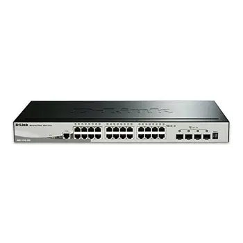Cabinet Switch D-Link DGS-1510-28X 28 Puertos RJ45 92 Gbit/s SFP+
Cabinet Switch D-Link DGS-1510-28X 28 Puertos RJ45 92 Gbit/s SFP+