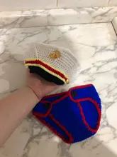 Pelele con capucha para recién nacido, atrezos para fotografía de bebés, ropa de punto de ganchillo para bebé, traje infantil, botón, Minions