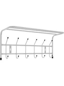 Wall hanger with shelf 6 hooks
Wall hanger with shelf 6 hooks