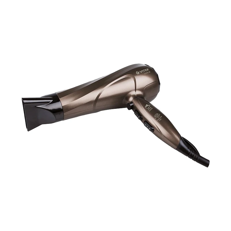 Фен Vitek VT-2298 BN (2400 Вт; 6 режимов; ионизация; защита от перегрева; петля для подвешивания)