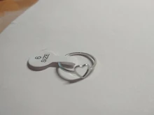 CACANA Acero inoxidable Luckyoverflow mejor amigo nueva moda Color oro en forma de corazón anillos de boda para mujer joyería regalo W41