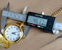 Oro/plata de moda Retro amor hueco cuarzo Digital reloj de bolsillo Retro Orologio Taschino collar reloj relojes Fob