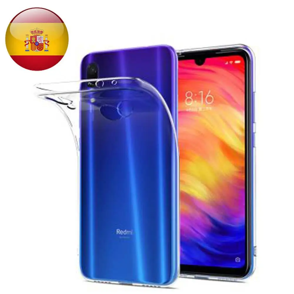 Ультратонкий прозрачный силиконовый чехол для Xiaomi Redmi Note 7 гелевый Чехол из ТПУ