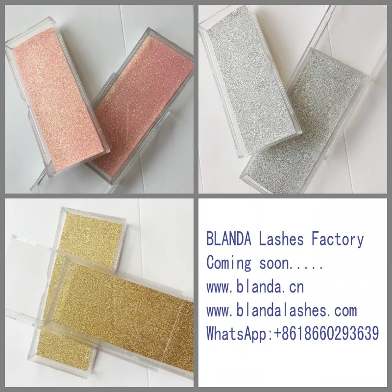 IN USA NEW 1000PCS 3D False Eyelashes Packaging Empty Lash Case Glitter Eyelash Box without | Красота и здоровье