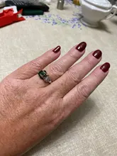 Anillos de cristal de animales de rana para mujer, sortija de gran circón, Ópalo, sortija de compromiso de la suerte, diamantes Vintage