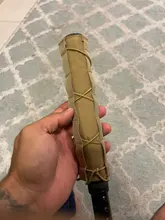 Funda protectora de silenciador de 22cm, funda protectora militar de tiro, supresor táctico, Mirage, escudo térmico, novedad