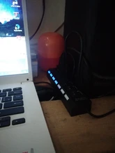 HUB de alta velocidad con 7 puertos USB 2,0, interruptor de encendido/apagado para Pc, portátil, divisor, adaptador Usb, cargador