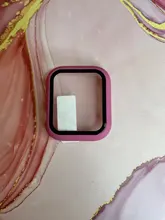 Cristal + Fundas para Apple Watch Series SE 654321, Protector de pantalla de parachoques completo + Accesorios de cubierta, 44mm, 40mm, 42mm, 38mm, 360