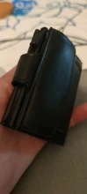 SEMORID-cartera pequeña de cuero Rfid para hombre, Mini bolsa de dinero, soporte de aluminio para tarjetas, monedero delgado y ligero, 2021