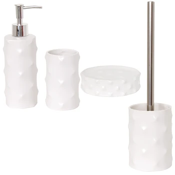 Lot for bathroom accessories in ceramica MSV collectables Kitee color White
Lot for bathroom accessories in ceramica MSV collectables Kitee color White