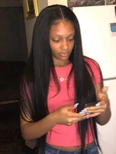 Recto extensiones de cabello humano brasileño hueso recto paquetes de pelo Lemoda Remy 28 30 pulgadas tejido de cabello extensiones 1 3 4 paquetes