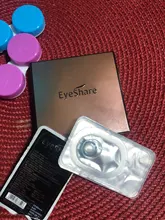 EYESHARE-1 par (2 uds) de lentes de contacto de Color SIAM para cosméticos para ojos