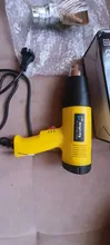 Pistola de aire caliente eléctrica con pantalla LCD Digital, enchufe europeo de 2000W, secador de pelo, soldadura por calor, envoltura termal, herramienta eléctrica de 220-240V