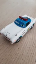 Disney-Coche de Pixar 3 para niños, Rayo McQueen, familia de carreras Jackson Storm Ramirez 1:55 fundido a presión, coche de juguete de aleación de Metal