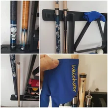 Weichster-Palo de billar de 58 1/2, envoltura de madera de arce flameado, 19 a 21oz, 13mm de punta