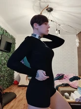 LVINMW-monos con estampado de letras para mujer, monos ajustados de manga larga a la moda para Otoño e Invierno 2018