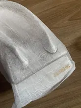 Jacquemus Mini carta bandolera bolsas para las mujeres 2021 pedrería Retro patrón sólido bandolera de Color de cuero de la PU bolsos de las señoras de bolso