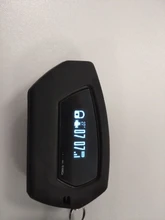 Funda de llaves de silicona con textura suave para coche, funda de mando a distancia LCD antirrobo, para Pandora DXL4950 DXL DX-90BT DX-91