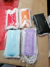 Mascarilla desechable no tejida de 3 capas, máscara protectora transpirable, anticontaminación, 10/50/100 Uds.