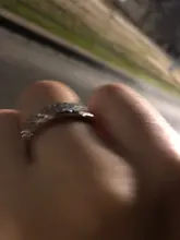 Anillos de boda de 3 filas de cristal transparente para Mujer, joyería de acero inoxidable con diamantes de imitación, para adolescentes