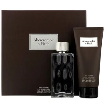 

ABERCROMBIE & FITCH FIRST INSTINCT EAU OOF TOILETTE FOR MEN 100ML VAPORIZER + BODY WASH 200ML