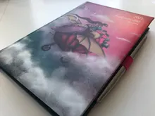 3 unidades de bolígrafos de cuero autoadhesivos cuadrados, Clip de lápiz, bucle elástico para cuadernos, diarios, portapapeles, 10166