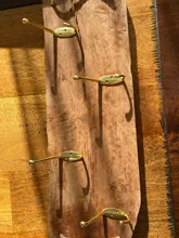 Coat Hooks Wall-Mounted 20-Screws Retro Black/gold Hardware for Hat Dual-Prong Hanger